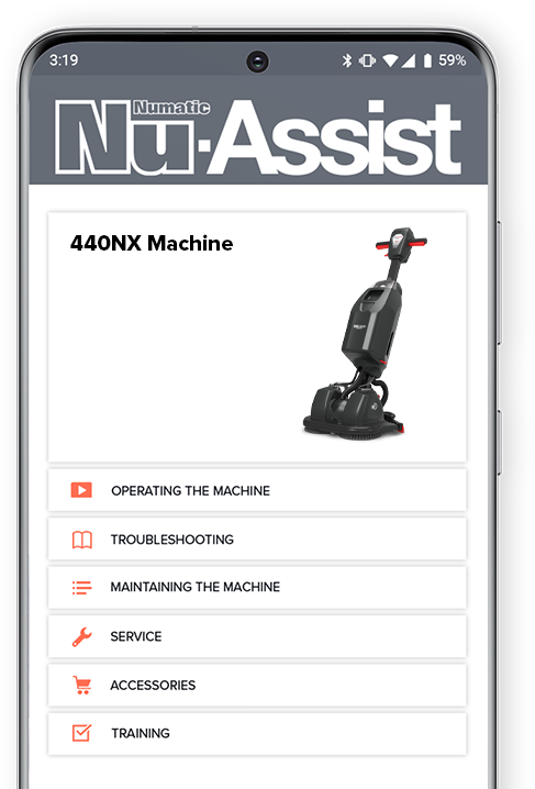 Nu-Assist Phone Mockup 440NX