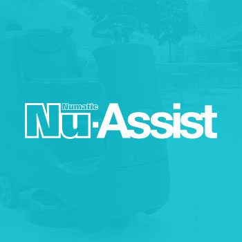 Nu-Assist logo in a blue box