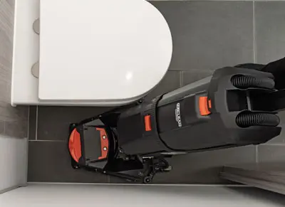 220NX Ultra-Slim Cleaning Width
