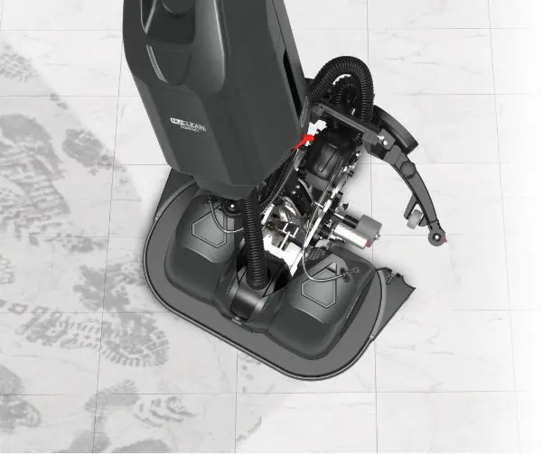 Numatic 440NX Drive scrubber dryer demonstrating flexible, self‑assisted movement