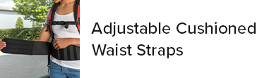 Adjustable Cushioned Waist Straps