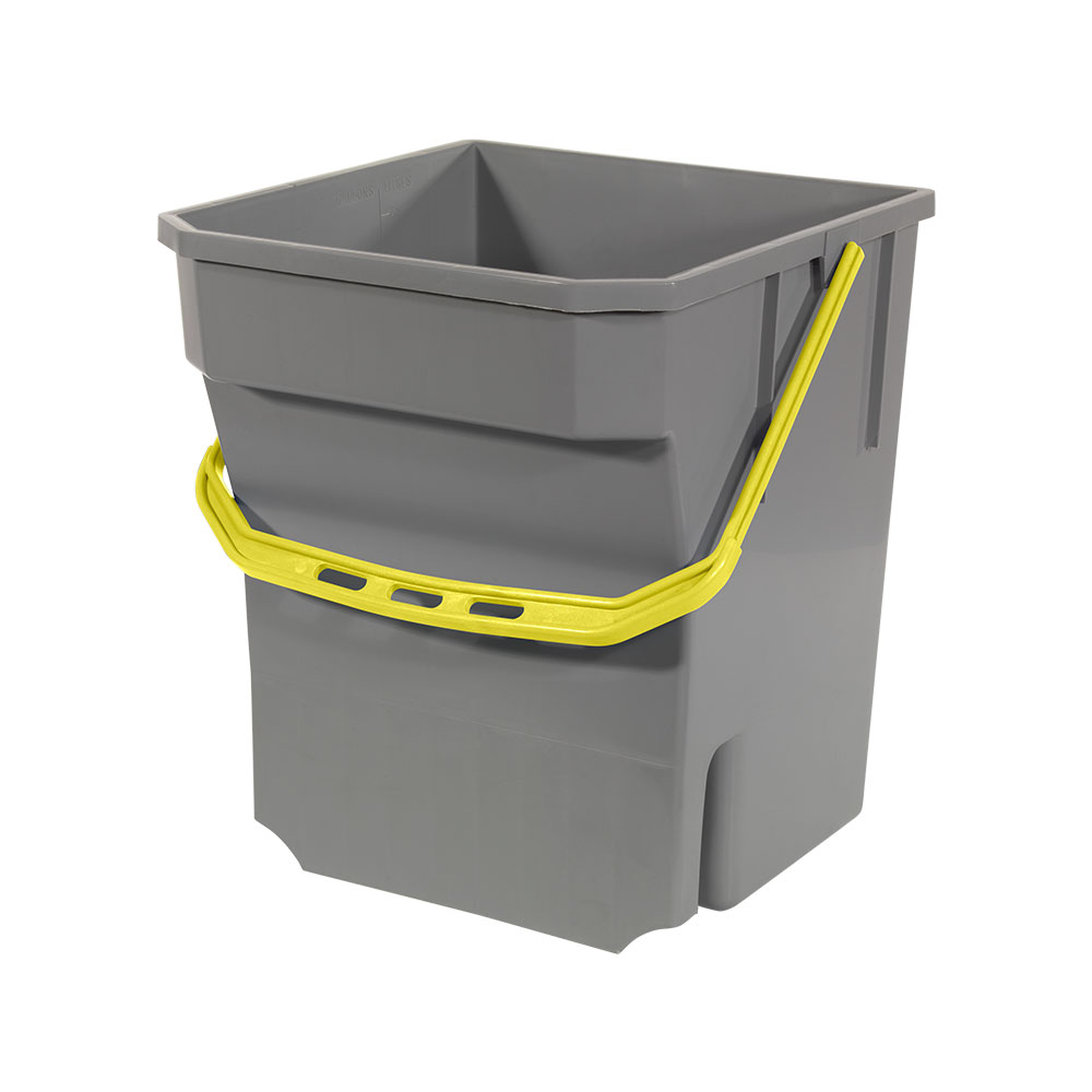 28L TwinMop Bucket with Yellow Handle