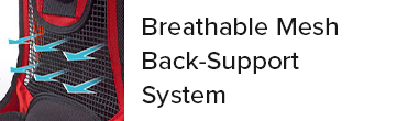 Breathable Mesh Back Support System V1
